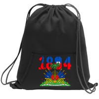 Haitian Revolution 1804 Haiti Haitian Flag Day Sweatshirt Cinch Pack Bag