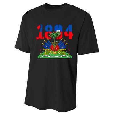 Haitian Revolution 1804 Haiti Haitian Flag Day Performance Sprint T-Shirt