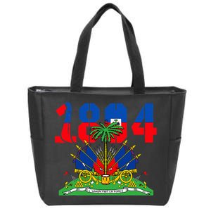 Haitian Revolution 1804 Haiti Haitian Flag Day Zip Tote Bag