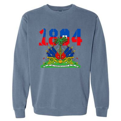 Haitian Revolution 1804 Haiti Haitian Flag Day Garment-Dyed Sweatshirt