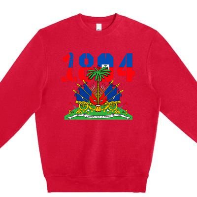 Haitian Revolution 1804 Haiti Haitian Flag Day Premium Crewneck Sweatshirt