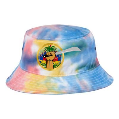 Haitian Revolution 1804 Independence Flag Day Gift Tie Dye Newport Bucket Hat