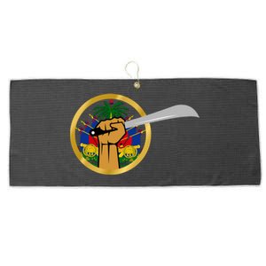 Haitian Revolution 1804 Independence Flag Day Gift Large Microfiber Waffle Golf Towel