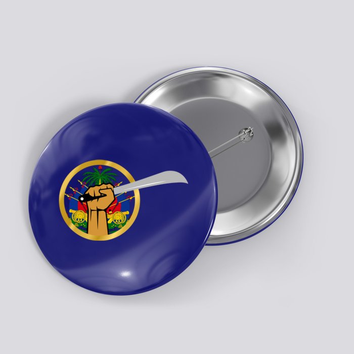 Haitian Revolution 1804 Independence Flag Day Gift Button