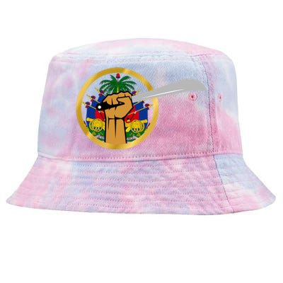 Haitian Revolution 1804 Independence Flag Day Gift Tie-Dyed Bucket Hat