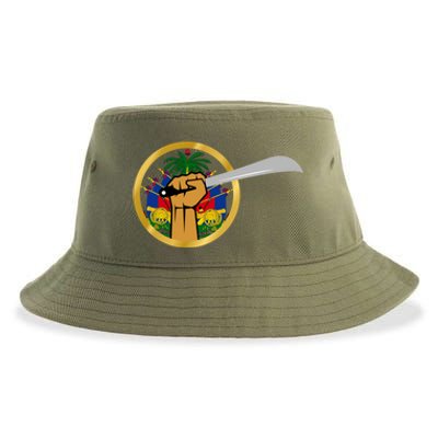 Haitian Revolution 1804 Independence Flag Day Gift Sustainable Bucket Hat