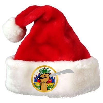 Haitian Revolution 1804 Independence Flag Day Gift Premium Christmas Santa Hat