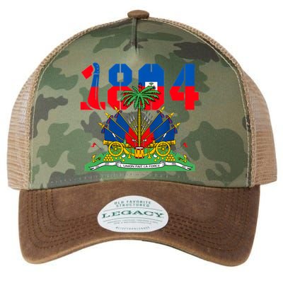 Haitian Revolution 1804 Haiti Haitian Flag Day Independence Legacy Tie Dye Trucker Hat