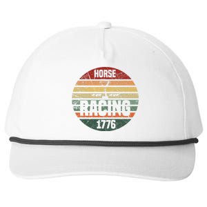 Horse Racing 1776 Snapback Five-Panel Rope Hat