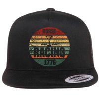 Horse Racing 1776 Flat Bill Trucker Hat