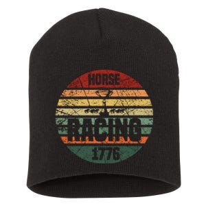 Horse Racing 1776 Short Acrylic Beanie