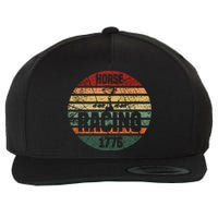 Horse Racing 1776 Wool Snapback Cap