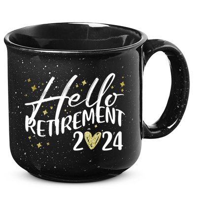 Hello Retiret 2024 Retired Retiring Cool Gift 15oz Campfire Ceramic Mug