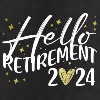 Hello Retiret 2024 Retired Retiring Cool Gift Golf Towel