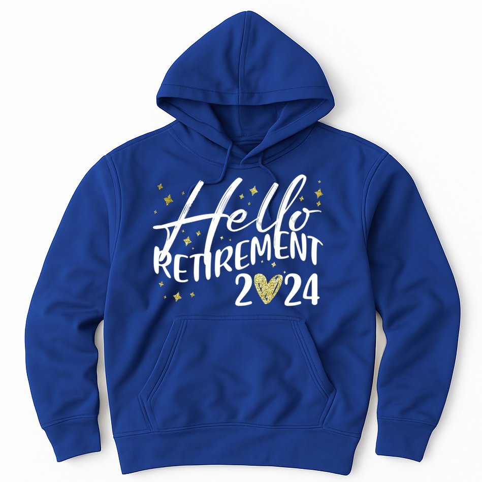 Hello Retiret 2024 Retired Retiring Cool Gift Hoodie