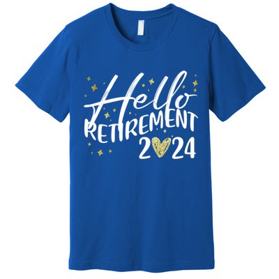 Hello Retiret 2024 Retired Retiring Cool Gift Premium T-Shirt