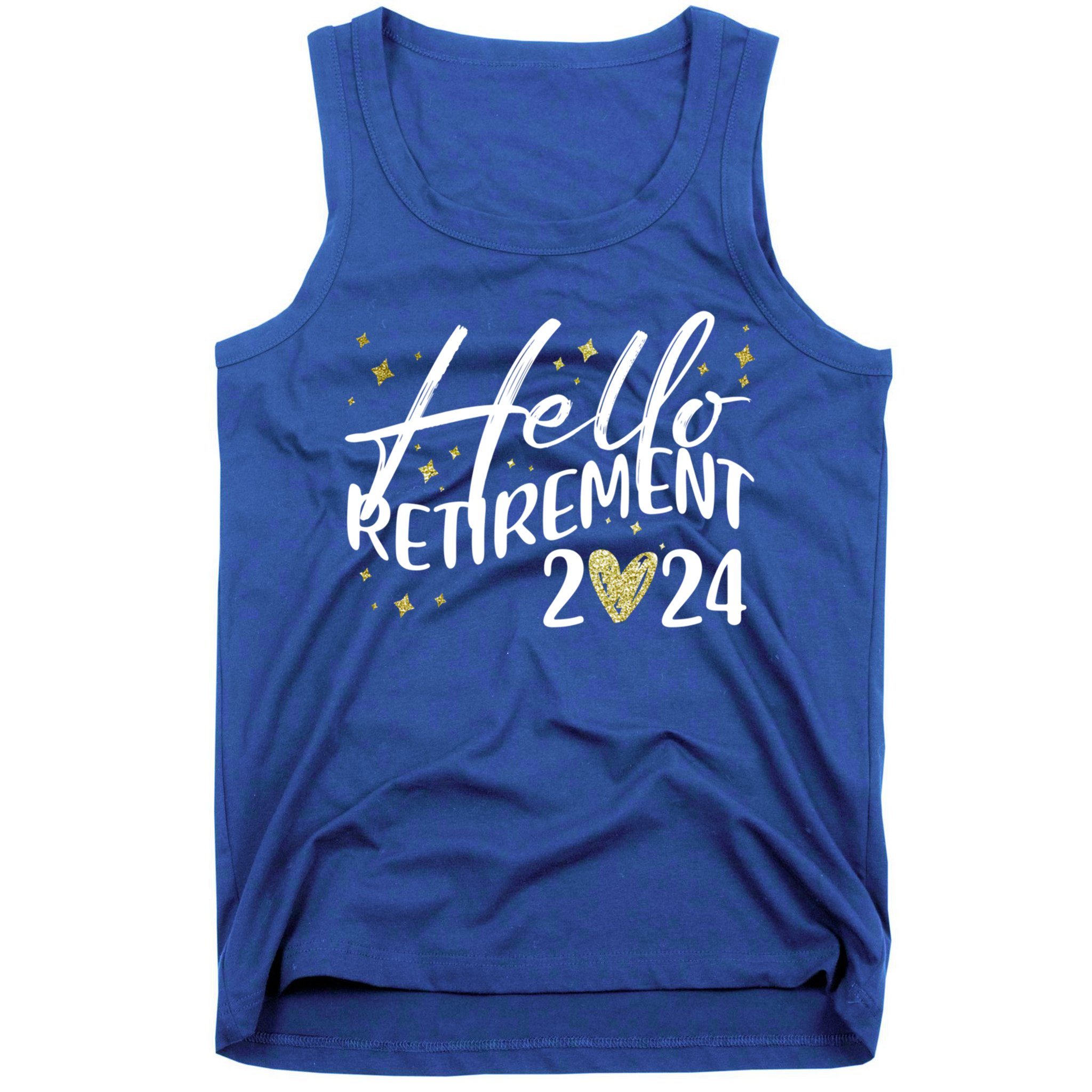 Hello Retiret 2024 Retired Retiring Cool Gift Tank Top