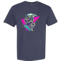 Halloween Retro 80's Skateboarding Grim Reaper Garment-Dyed Heavyweight T-Shirt