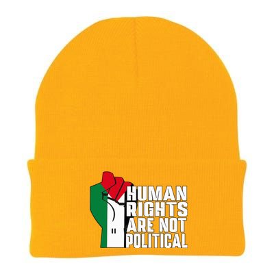 Human Rights Are Not Political Support Palestine and Gaza Knit Cap Winter Beanie