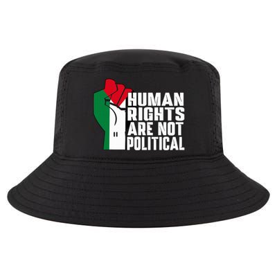 Human Rights Are Not Political Support Palestine and Gaza Cool Comfort Performance Bucket Hat