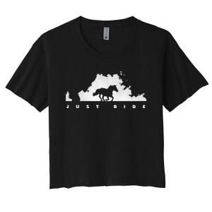 Horse Riding Apparel Horse Women's Crop Top Tee