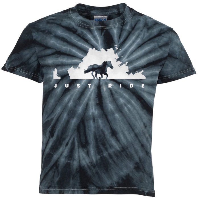 Horse Riding Apparel Horse Kids Tie-Dye T-Shirt