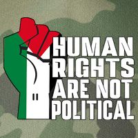 Human Rights Are Not Political Support Palestine And Gaza Legacy Tie Dye Trucker Hat