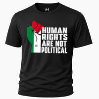 Human Rights Are Not Political Support Palestine And Gaza Cooling Performance Crew T-Shirt
