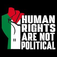 Human Rights Are Not Political Support Palestine And Gaza Cooling Performance Crew T-Shirt