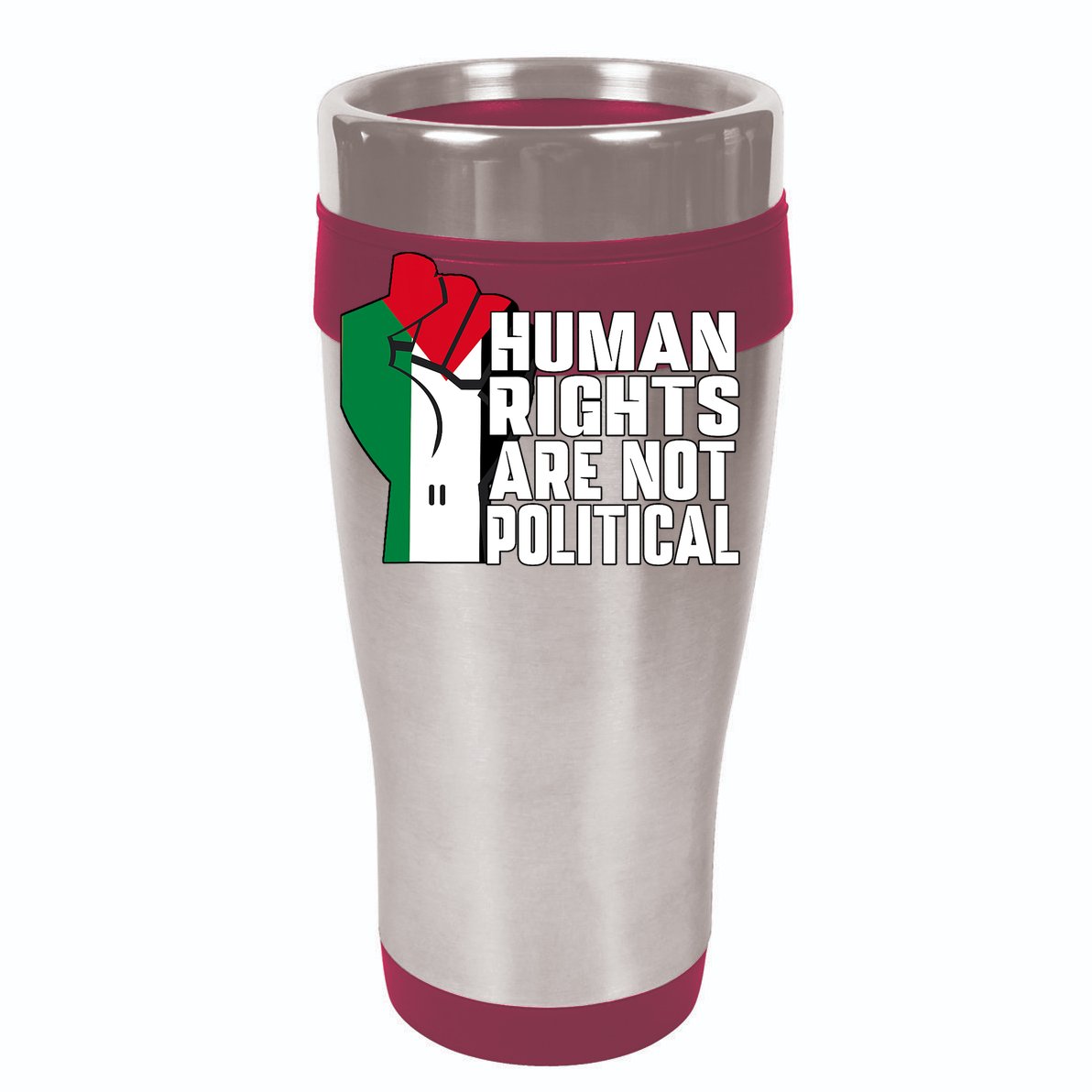 Human Rights Are Not Political Support Palestine And Gaza V-Neck T-Shirt