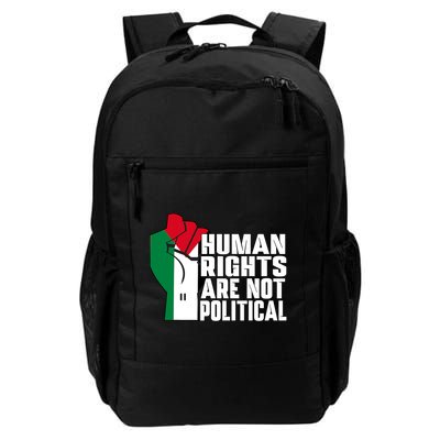 Human Rights Are Not Political Support Palestine And Gaza Backpack
