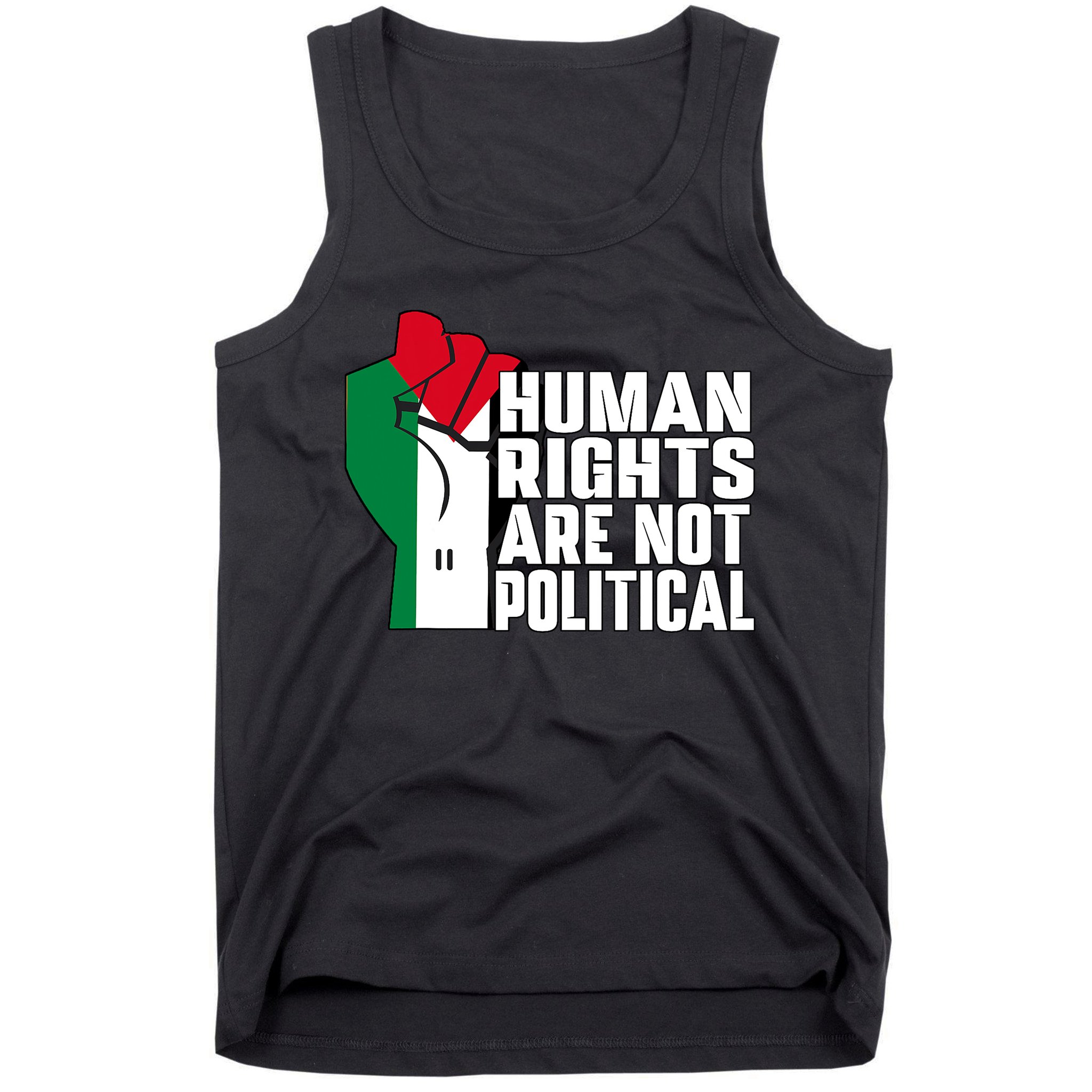 Human Rights Are Not Political Support Palestine And Gaza Tank Top