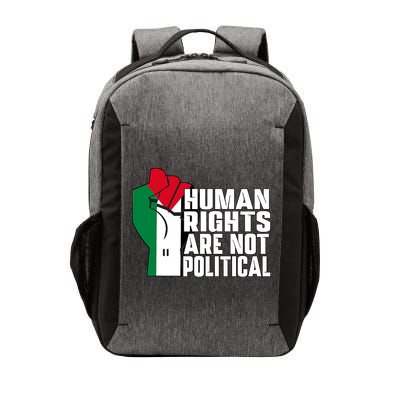 Human Rights Are Not Political Support Palestine And Gaza Vector Backpack