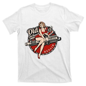 Hot Rod Art Retro Car Rockabilly Old School T-Shirt