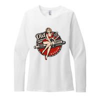 Hot Rod Art Retro Car Rockabilly Old School Womens CVC Long Sleeve Shirt