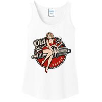 Hot Rod Art Retro Car Rockabilly Old School Ladies Essential Tank