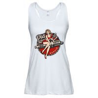 Hot Rod Art Retro Car Rockabilly Old School Ladies Essential Flowy Tank