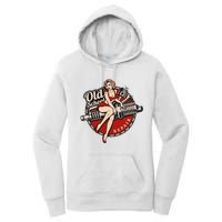 Hot Rod Art Retro Car Rockabilly Old School Women's Pullover Hoodie