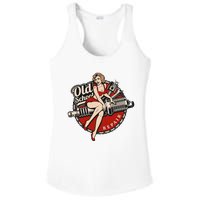 Hot Rod Art Retro Car Rockabilly Old School Ladies PosiCharge Competitor Racerback Tank