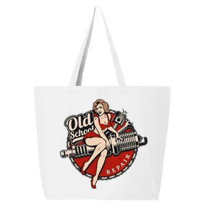 Hot Rod Art Retro Car Rockabilly Old School 25L Jumbo Tote