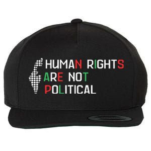 Human Rights Are Not Political Support Palestine Wool Snapback Cap