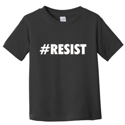 Hashtag Resist Anti Trump Toddler T-Shirt