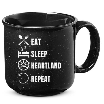 Heartland Ranch Amy And Ty 15oz Campfire Ceramic Mug