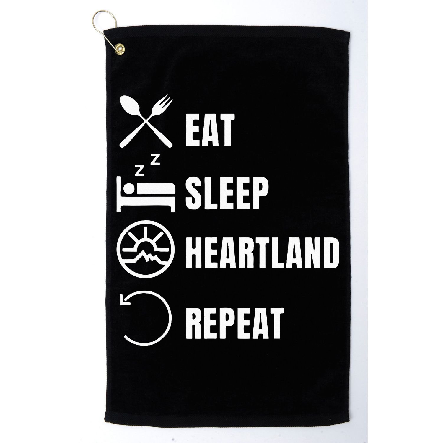 Heartland Ranch Amy And Ty Golf Towel