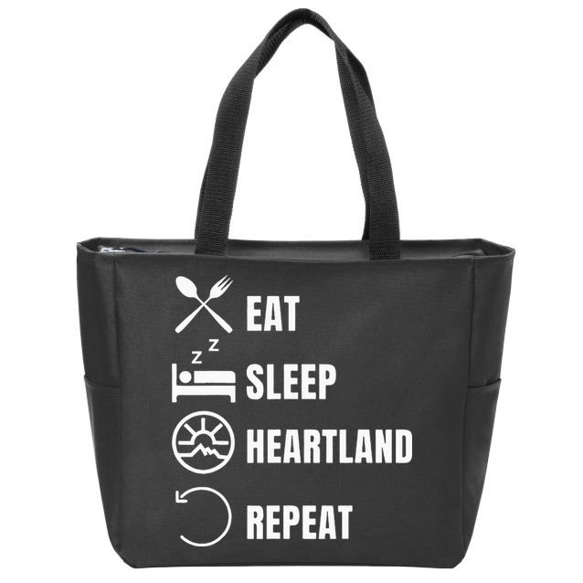Heartland Ranch Amy And Ty Zip Tote Bag