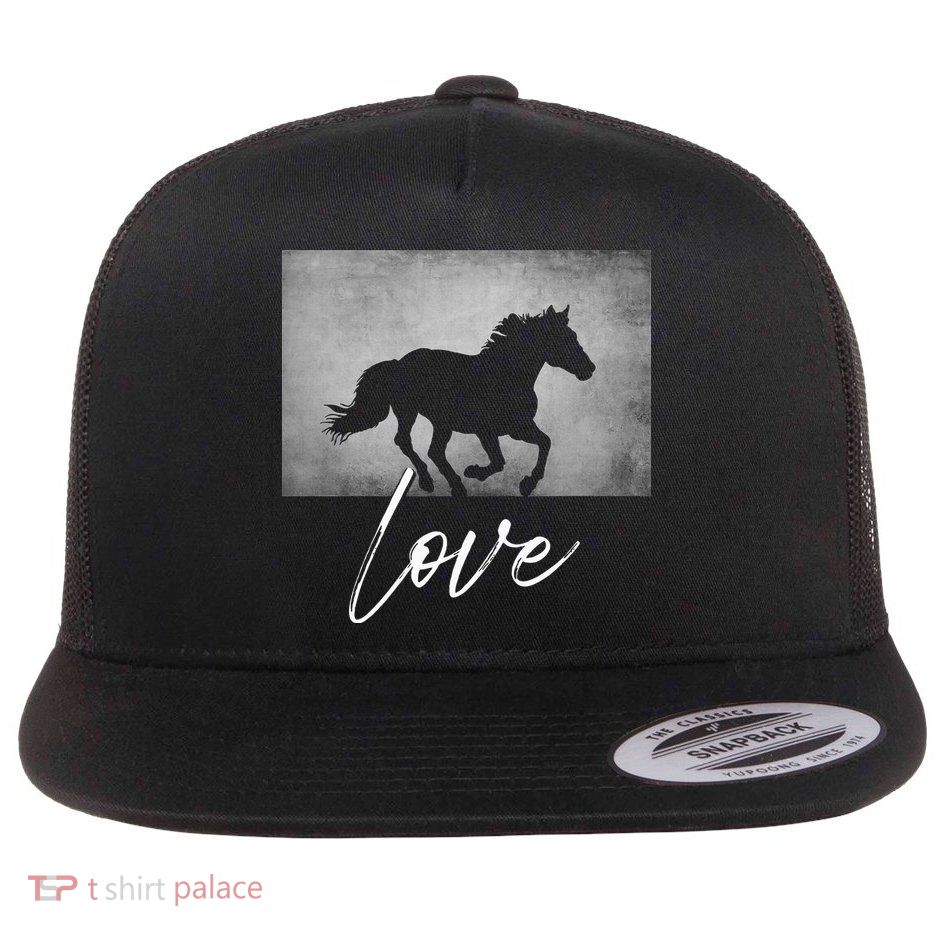 Horse Riding Apparel Horse Flatbill Hat