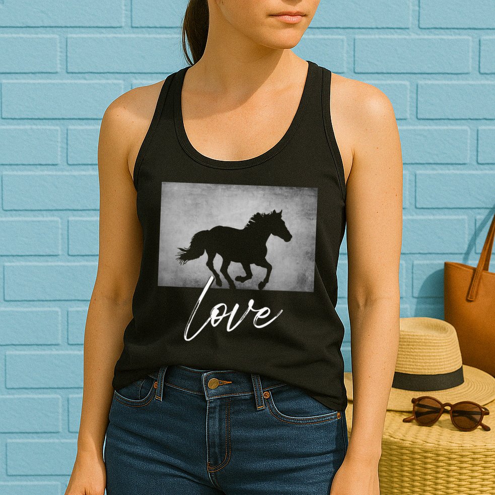 Horse Riding Apparel Horse Womens Tank Top