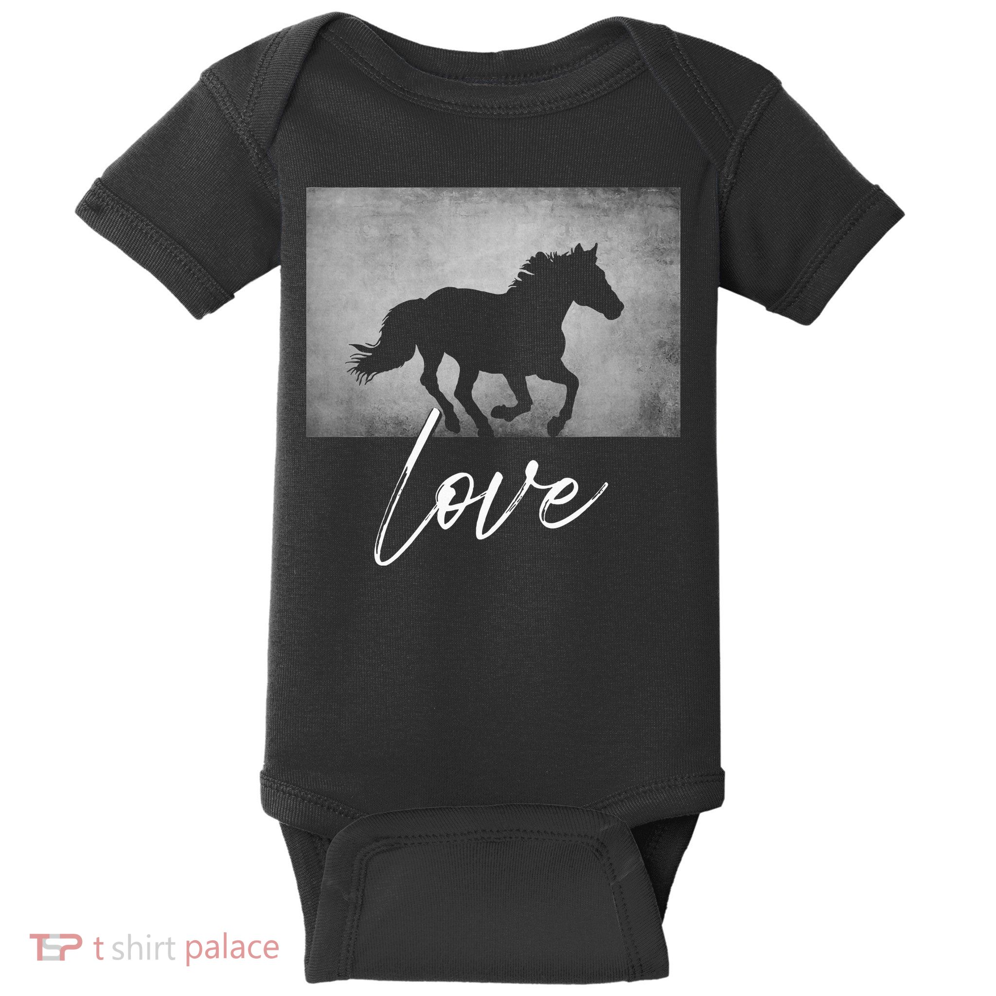 Horse Riding Apparel Horse Baby Bodysuit