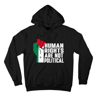 Human Rights Are Not Political Support Palestine And Gaza Hoodie