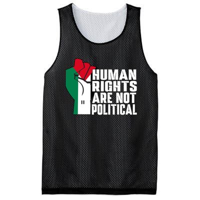 Human Rights Are Not Political Support Palestine And Gaza Mesh Reversible Basketball Jersey Tank